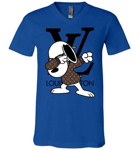 t shirt louis vuitton snoopy